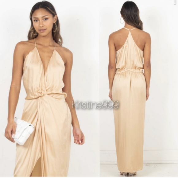 Young Fabulous and Broke Siren Slip Silky Dress in Rebel RED NEW XS S M L YFB - Picture 9 of 9